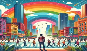 Gökkuşağının Altındaki Şehir Masalı