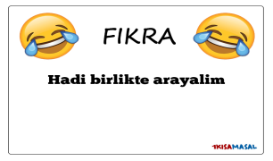 Hadi birlikte arayalim Fıkrası