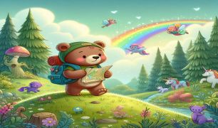 Küçük Ayının Renkli Macerası Masalı