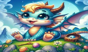 Mavi Kanatlı Ejderha ve Arkadaşlığın Gücü Masalı