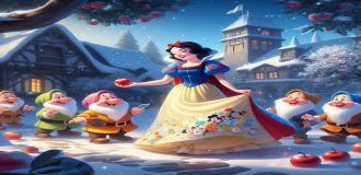 Beyazın İncisi: Pamuk Prenses ve Yedi Cüceler Masalı