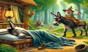 Tembel Eşek ve Dostlarının Macerası Masalı