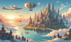 Uçan Şehir: Pırılpırıl Bulutlar Ülkesi Masalı