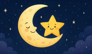 Ay ve Yıldız Masalı: Gerçek Sevginin Hikayesi