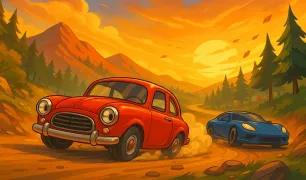 Kırmızı Araba Masalı