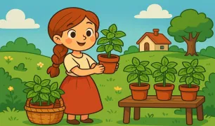 Fesleğenci Kız Masalı