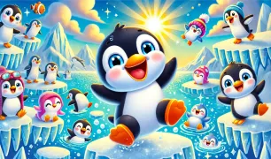 Neşeli Penguen Masalı