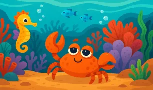 Uykucu Yengeç Masalı