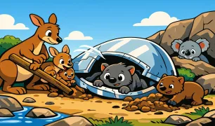 Kanguru Ailesi Masalı