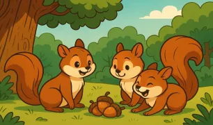 Üç Küçük Sincap Masalı